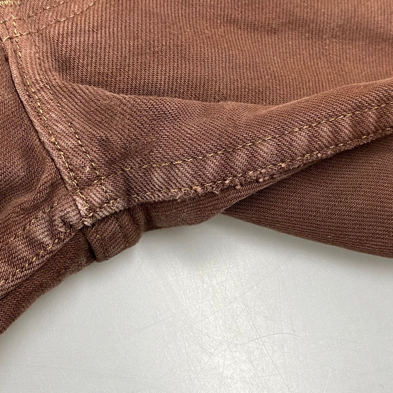 【中古品】【メンズ】 501 DENIM PANTS 501-1653 デニムパンツ 後染め USA製 刻印524 ジーンズ ボトムス 157-260403-as-02-izu サイズ：33×32 カラー：ブラウン 万代Net店