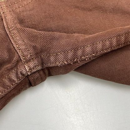 【中古品】【メンズ】 501 DENIM PANTS 501-1653 デニムパンツ 後染め USA製 刻印524 ジーンズ ボトムス 157-260403-as-02-izu サイズ：33×32 カラー：ブラウン 万代Net店