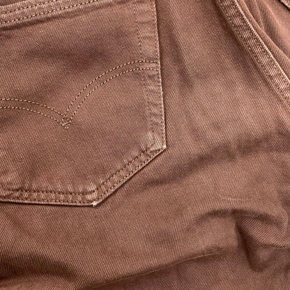 【中古品】【メンズ】 501 DENIM PANTS 501-1653 デニムパンツ 後染め USA製 刻印524 ジーンズ ボトムス 157-260403-as-02-izu サイズ：33×32 カラー：ブラウン 万代Net店