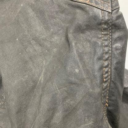 【現状渡し品】【メンズ】 サミーミラータグ LIGHTNING ZIP TRIALMASTER MOTORCYCLE WAXED JACKET ライトニングジップ モーターサイクル トライアルマスター ワックス ジャケット アウター 146-260408-kh-11-izu カラー：ブラック 万代Net店