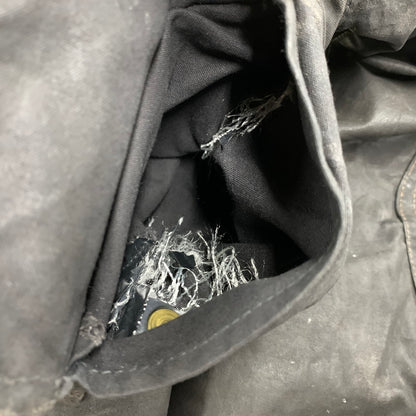 【現状渡し品】【メンズ】 サミーミラータグ LIGHTNING ZIP TRIALMASTER MOTORCYCLE WAXED JACKET ライトニングジップ モーターサイクル トライアルマスター ワックス ジャケット アウター 146-260408-kh-11-izu カラー：ブラック 万代Net店