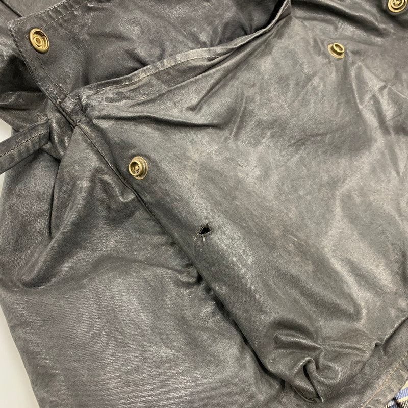 【現状渡し品】【メンズ】 サミーミラータグ LIGHTNING ZIP TRIALMASTER MOTORCYCLE WAXED JACKET ライトニングジップ モーターサイクル トライアルマスター ワックス ジャケット アウター 146-260408-kh-11-izu カラー：ブラック 万代Net店