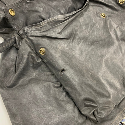 【現状渡し品】【メンズ】 サミーミラータグ LIGHTNING ZIP TRIALMASTER MOTORCYCLE WAXED JACKET ライトニングジップ モーターサイクル トライアルマスター ワックス ジャケット アウター 146-260408-kh-11-izu カラー：ブラック 万代Net店