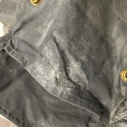 【現状渡し品】【メンズ】 サミーミラータグ LIGHTNING ZIP TRIALMASTER MOTORCYCLE WAXED JACKET ライトニングジップ モーターサイクル トライアルマスター ワックス ジャケット アウター 146-260408-kh-11-izu カラー：ブラック 万代Net店