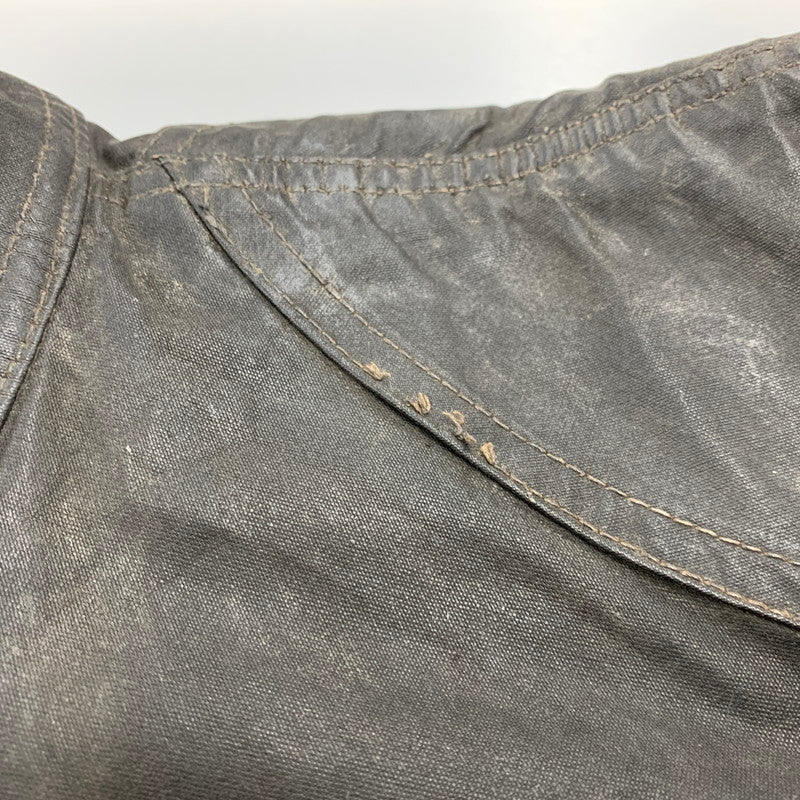 【現状渡し品】【メンズ】 サミーミラータグ LIGHTNING ZIP TRIALMASTER MOTORCYCLE WAXED JACKET ライトニングジップ モーターサイクル トライアルマスター ワックス ジャケット アウター 146-260408-kh-11-izu カラー：ブラック 万代Net店