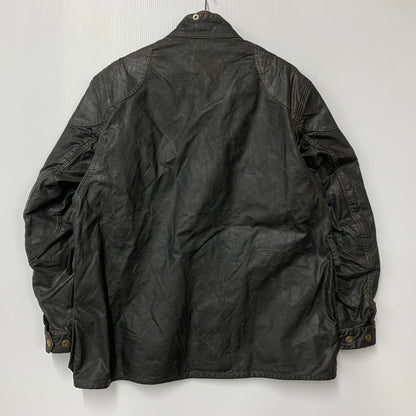 【現状渡し品】【メンズ】 サミーミラータグ LIGHTNING ZIP TRIALMASTER MOTORCYCLE WAXED JACKET ライトニングジップ モーターサイクル トライアルマスター ワックス ジャケット アウター 146-260408-kh-11-izu カラー：ブラック 万代Net店