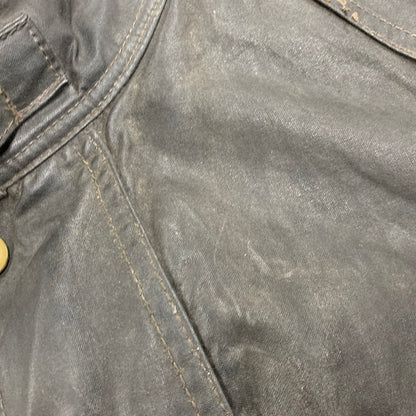 【現状渡し品】【メンズ】 サミーミラータグ LIGHTNING ZIP TRIALMASTER MOTORCYCLE WAXED JACKET ライトニングジップ モーターサイクル トライアルマスター ワックス ジャケット アウター 146-260408-kh-11-izu カラー：ブラック 万代Net店