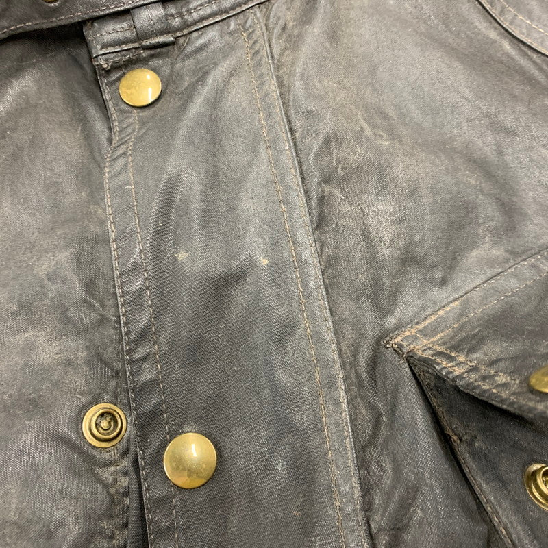 【現状渡し品】【メンズ】 サミーミラータグ LIGHTNING ZIP TRIALMASTER MOTORCYCLE WAXED JACKET ライトニングジップ モーターサイクル トライアルマスター ワックス ジャケット アウター 146-260408-kh-11-izu カラー：ブラック 万代Net店
