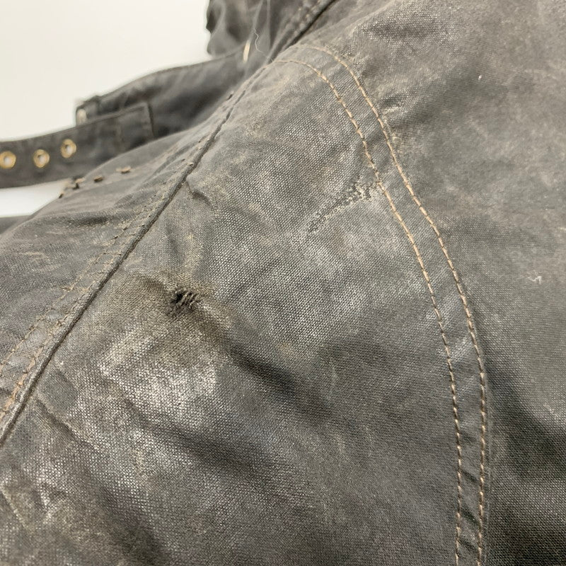 【現状渡し品】【メンズ】 サミーミラータグ LIGHTNING ZIP TRIALMASTER MOTORCYCLE WAXED JACKET ライトニングジップ モーターサイクル トライアルマスター ワックス ジャケット アウター 146-260408-kh-11-izu カラー：ブラック 万代Net店