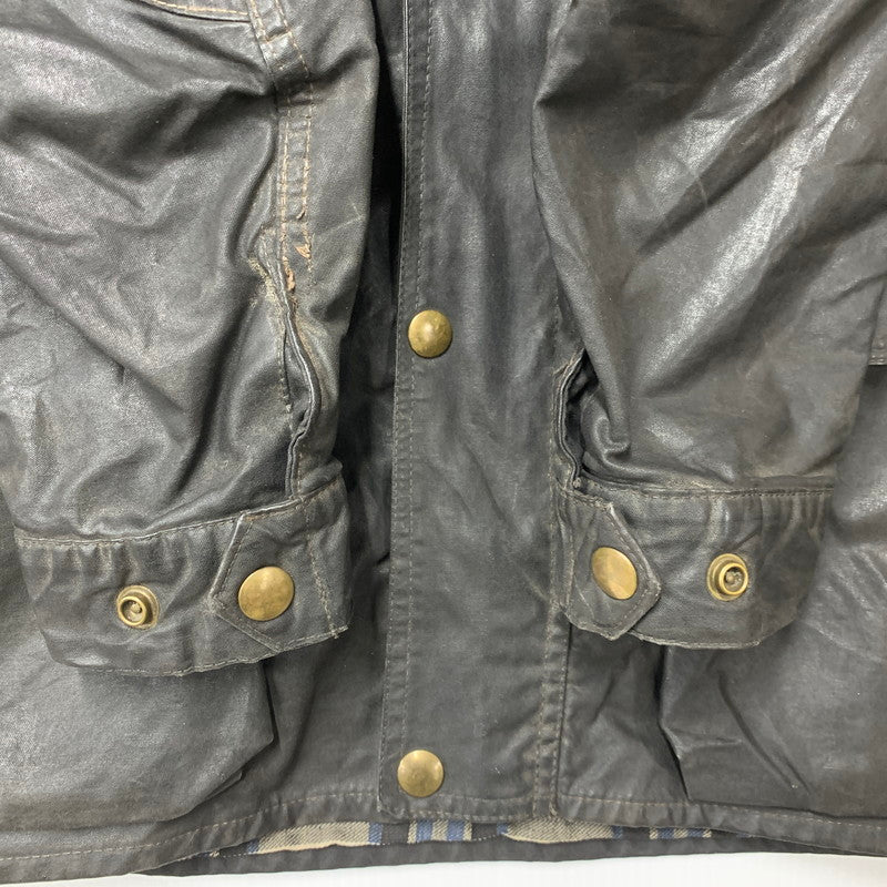 【現状渡し品】【メンズ】 サミーミラータグ LIGHTNING ZIP TRIALMASTER MOTORCYCLE WAXED JACKET ライトニングジップ モーターサイクル トライアルマスター ワックス ジャケット アウター 146-260408-kh-11-izu カラー：ブラック 万代Net店