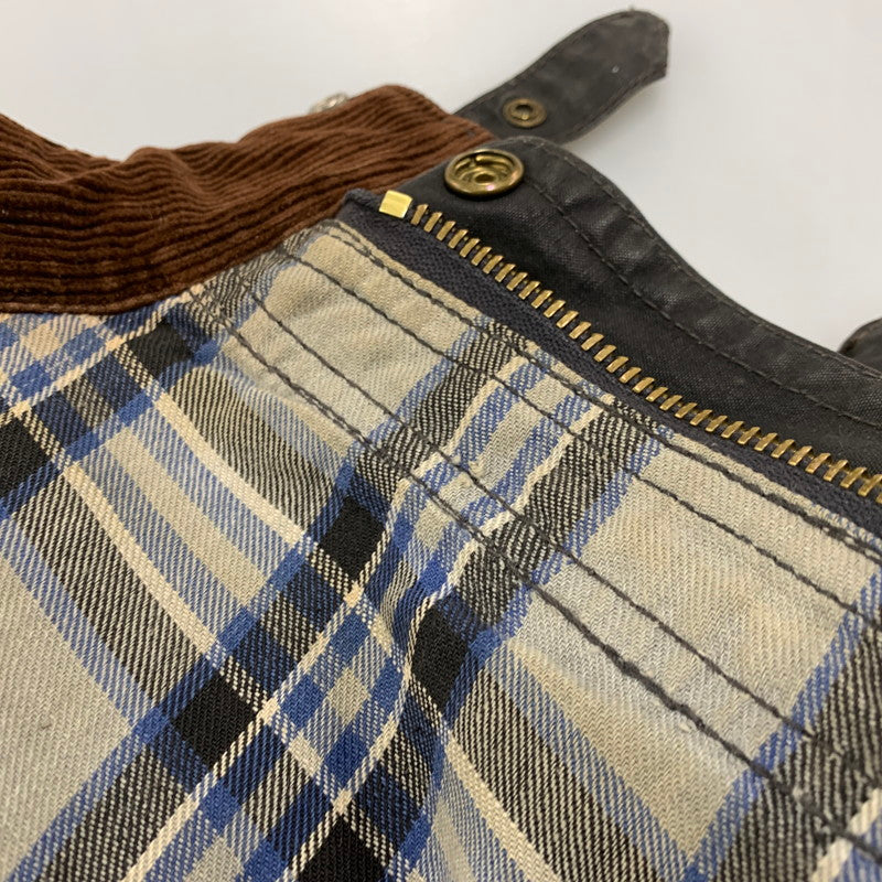 【現状渡し品】【メンズ】 サミーミラータグ LIGHTNING ZIP TRIALMASTER MOTORCYCLE WAXED JACKET ライトニングジップ モーターサイクル トライアルマスター ワックス ジャケット アウター 146-260408-kh-11-izu カラー：ブラック 万代Net店