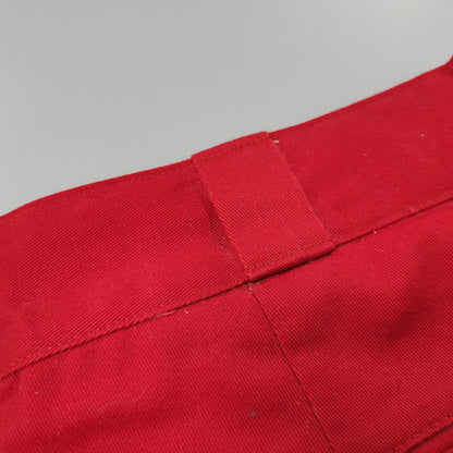 【現状渡し品】【メンズ】 Dickies ディッキーズ YKK ZIP 874 TROUSERS PANTS トラウザーズ パンツ 圧着タグ USA製 157-260405-as-16-izu サイズ：34×34 カラー：レッド 万代Net店