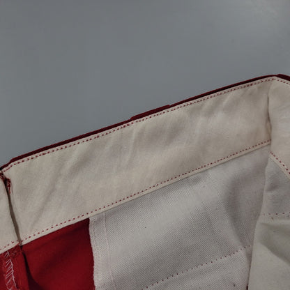 【現状渡し品】【メンズ】 Dickies ディッキーズ YKK ZIP 874 TROUSERS PANTS トラウザーズ パンツ 圧着タグ USA製 157-260405-as-16-izu サイズ：34×34 カラー：レッド 万代Net店