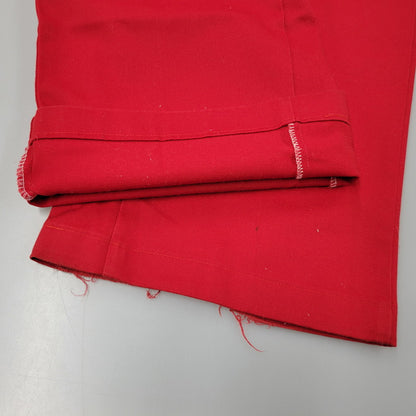 【現状渡し品】【メンズ】 Dickies ディッキーズ YKK ZIP 874 TROUSERS PANTS トラウザーズ パンツ 圧着タグ USA製 157-260405-as-16-izu サイズ：34×34 カラー：レッド 万代Net店