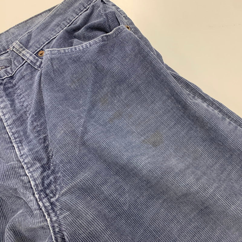 【中古品】【メンズ】 Levi's リーバイス 517-1517 42 TALON USA製 CORDUROY FLARE PANTS コーデュロイ フレア パンツ ボトムス 157-260408-kh-14-izu サイズ：33×34 カラー：ネイビー 万代Net店