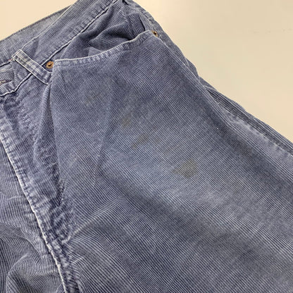 【中古品】【メンズ】 Levi's リーバイス 517-1517 42 TALON USA製 CORDUROY FLARE PANTS コーデュロイ フレア パンツ ボトムス 157-260408-kh-14-izu サイズ：33×34 カラー：ネイビー 万代Net店