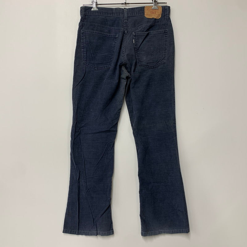 【中古品】【メンズ】 Levi's リーバイス 517-1517 42 TALON USA製 CORDUROY FLARE PANTS コーデュロイ フレア パンツ ボトムス 157-260408-kh-14-izu サイズ：33×34 カラー：ネイビー 万代Net店