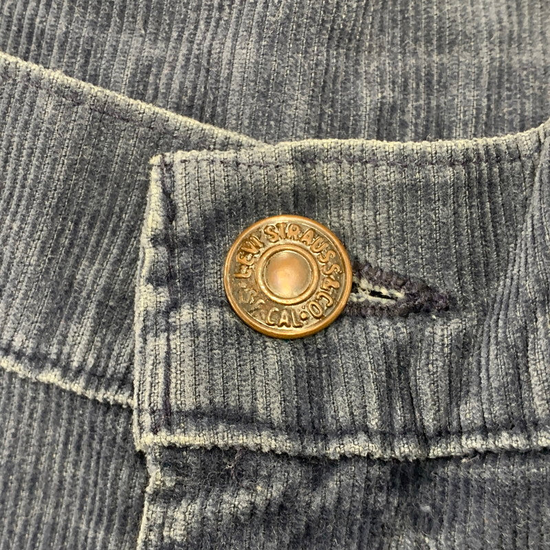 【中古品】【メンズ】 Levi's リーバイス 517-1517 42 TALON USA製 CORDUROY FLARE PANTS コーデュロイ フレア パンツ ボトムス 157-260408-kh-14-izu サイズ：33×34 カラー：ネイビー 万代Net店