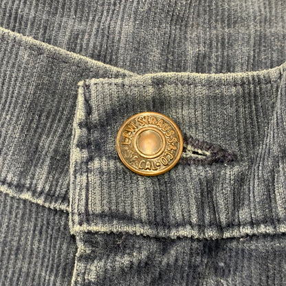 【中古品】【メンズ】 Levi's リーバイス 517-1517 42 TALON USA製 CORDUROY FLARE PANTS コーデュロイ フレア パンツ ボトムス 157-260408-kh-14-izu サイズ：33×34 カラー：ネイビー 万代Net店