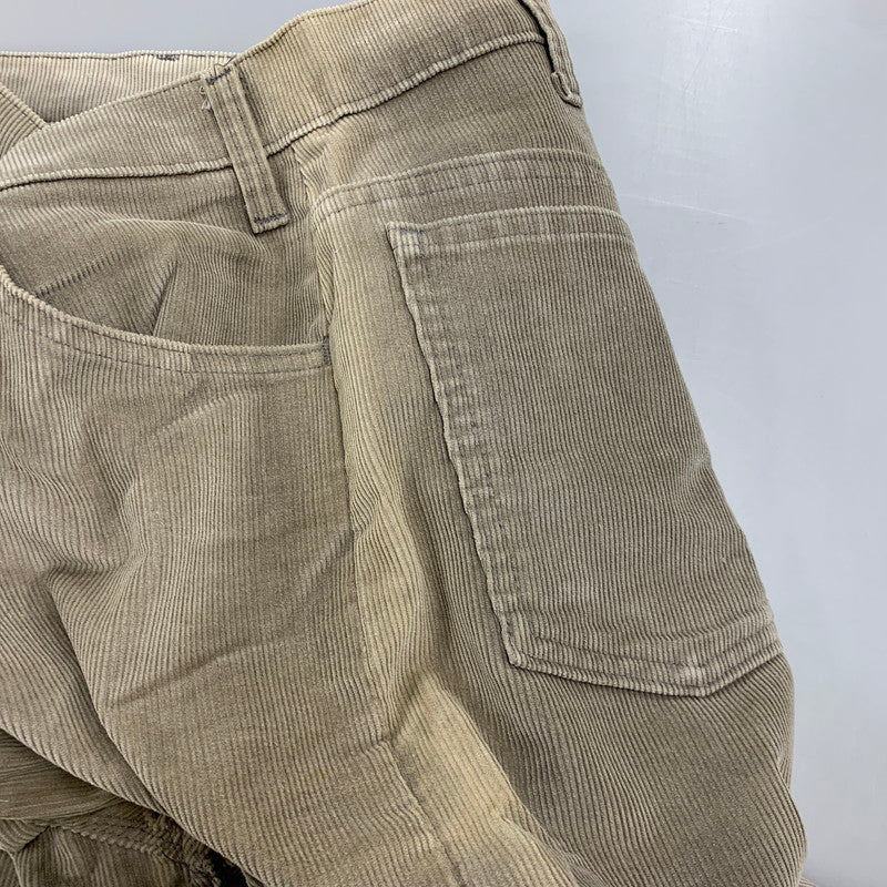 【中古品】【メンズ】 Levi's リーバイス 519-1555 刻印536 42 TALON USA製 CORDUROY FLARE PANTS コーデュロイ フレア パンツ ボトムス 157-260408-kh-15-izu サイズ：34×32 カラー：ベージュ 万代Net店
