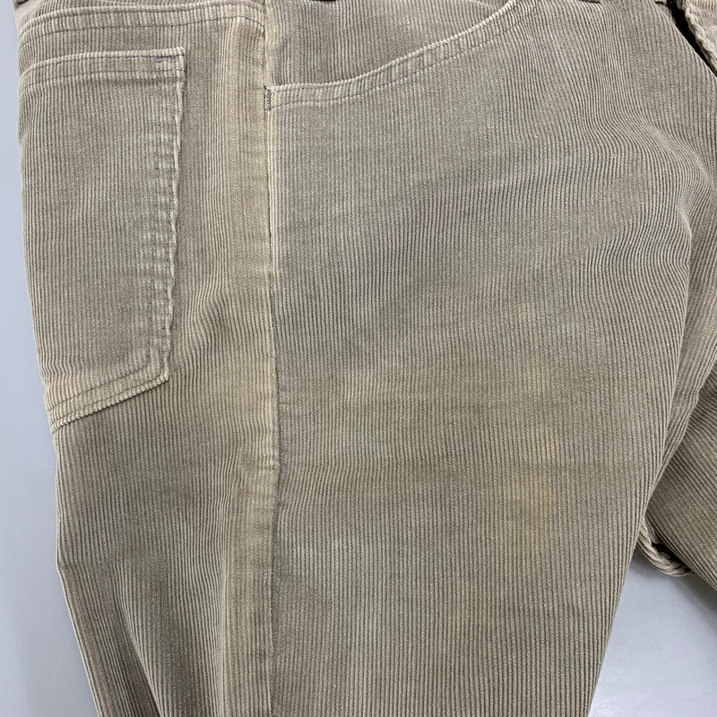 【中古品】【メンズ】 Levi's リーバイス 519-1555 刻印536 42 TALON USA製 CORDUROY FLARE PANTS コーデュロイ フレア パンツ ボトムス 157-260408-kh-15-izu サイズ：34×32 カラー：ベージュ 万代Net店