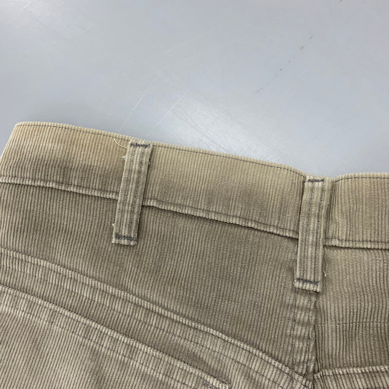 【中古品】【メンズ】 Levi's リーバイス 519-1555 刻印536 42 TALON USA製 CORDUROY FLARE PANTS コーデュロイ フレア パンツ ボトムス 157-260408-kh-15-izu サイズ：34×32 カラー：ベージュ 万代Net店
