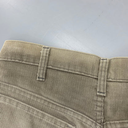 【中古品】【メンズ】 Levi's リーバイス 519-1555 刻印536 42 TALON USA製 CORDUROY FLARE PANTS コーデュロイ フレア パンツ ボトムス 157-260408-kh-15-izu サイズ：34×32 カラー：ベージュ 万代Net店