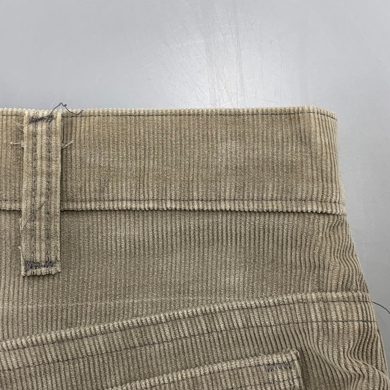 【中古品】【メンズ】 Levi's リーバイス 519-1555 刻印536 42 TALON USA製 CORDUROY FLARE PANTS コーデュロイ フレア パンツ ボトムス 157-260408-kh-15-izu サイズ：34×32 カラー：ベージュ 万代Net店