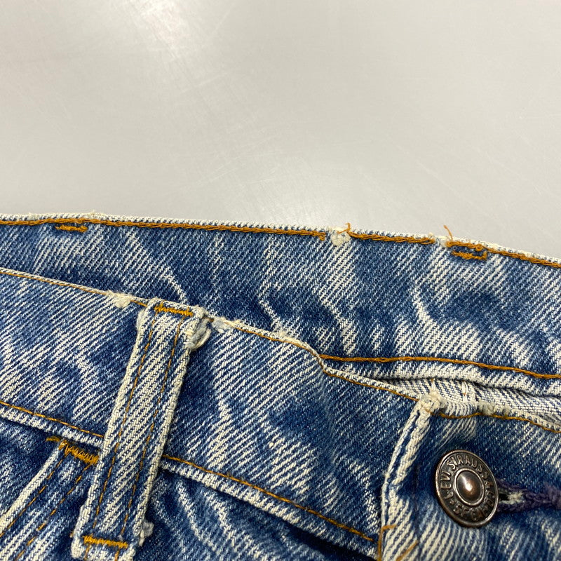 【中古品】【メンズ】 Levi's リーバイス 684-0217 刻印62 42TALON タロン SMALL スモール E 均等V オレンジタブ 推定70’S BIG BELL ビッグ ベル DENIM PANTS デニム パンツ ズボン ボトムス 157-260410-ya-10-izu サイズ：下記参照 カラー：インディゴ 万代Net店