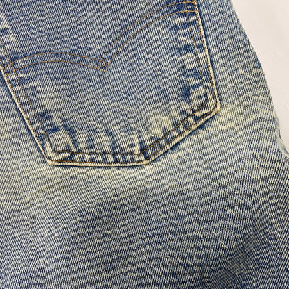 【中古品】【メンズ】 Levi's リーバイス 684-0217 刻印62 42TALON タロン SMALL スモール E 均等V オレンジタブ 推定70’S BIG BELL ビッグ ベル DENIM PANTS デニム パンツ ズボン ボトムス 157-260410-ya-10-izu サイズ：下記参照 カラー：インディゴ 万代Net店