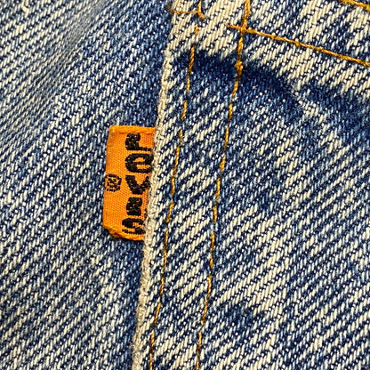 【中古品】【メンズ】 Levi's リーバイス 684-0217 刻印62 42TALON タロン SMALL スモール E 均等V オレンジタブ 推定70’S BIG BELL ビッグ ベル DENIM PANTS デニム パンツ ズボン ボトムス 157-260410-ya-10-izu サイズ：下記参照 カラー：インディゴ 万代Net店