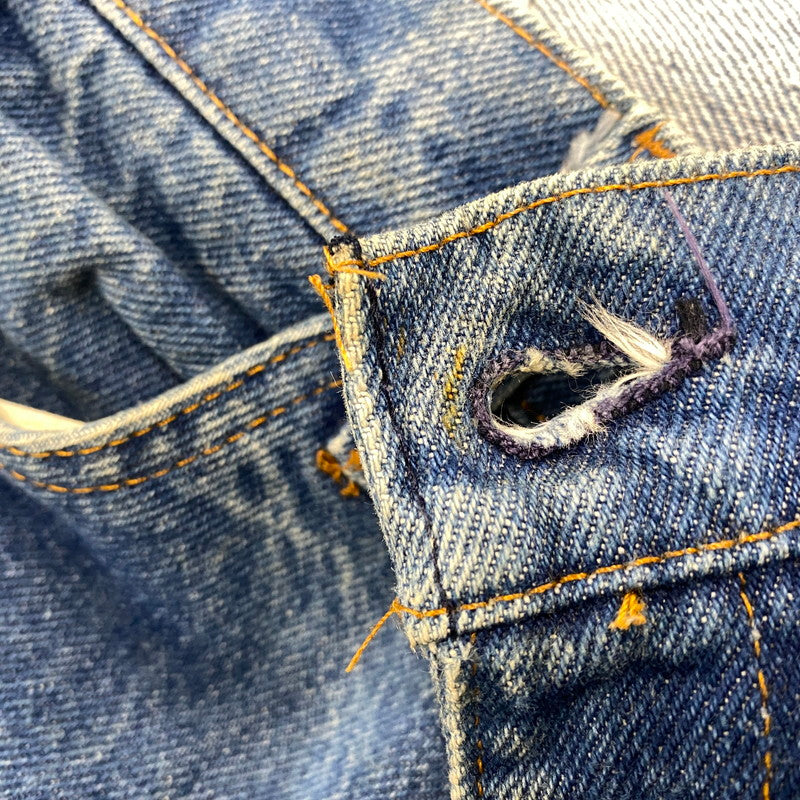 【現状渡し品】【メンズ】 Levi's リーバイス 684-0217 刻印54 SMALL スモール E 不均等V オレンジタブ USA製 BIG BELL ビッグ ベル DENIM PANTS デニム パンツ ズボン ボトムス 157-260410-ya-11-izu サイズ：31×34 カラー：インディゴ 万代Net店