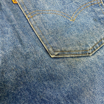【現状渡し品】【メンズ】 Levi's リーバイス 684-0217 刻印54 SMALL スモール E 不均等V オレンジタブ USA製 BIG BELL ビッグ ベル DENIM PANTS デニム パンツ ズボン ボトムス 157-260410-ya-11-izu サイズ：31×34 カラー：インディゴ 万代Net店