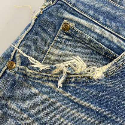 【現状渡し品】【メンズ】 LEE リー サイド黒タグ 刻印7 セミオート TALON ZIP USA製 DENIM PANTS タロンジップ デニム パンツ ボトムス 157-260424-kh-05-izu サイズ：34 カラー：インディゴ 万代Net店