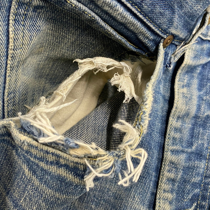 【現状渡し品】【メンズ】 LEE リー サイド黒タグ 刻印7 セミオート TALON ZIP USA製 DENIM PANTS タロンジップ デニム パンツ ボトムス 157-260424-kh-05-izu サイズ：34 カラー：インディゴ 万代Net店
