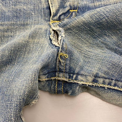 【現状渡し品】【メンズ】 LEE リー サイド黒タグ 刻印7 セミオート TALON ZIP USA製 DENIM PANTS タロンジップ デニム パンツ ボトムス 157-260424-kh-05-izu サイズ：34 カラー：インディゴ 万代Net店