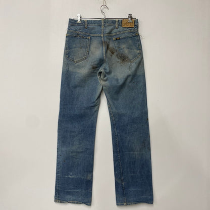 【現状渡し品】【メンズ】 LEE リー サイド黒タグ 刻印7 セミオート TALON ZIP USA製 DENIM PANTS タロンジップ デニム パンツ ボトムス 157-260424-kh-05-izu サイズ：34 カラー：インディゴ 万代Net店