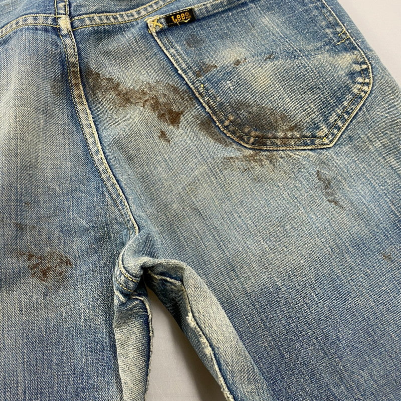 【現状渡し品】【メンズ】 LEE リー サイド黒タグ 刻印7 セミオート TALON ZIP USA製 DENIM PANTS タロンジップ デニム パンツ ボトムス 157-260424-kh-05-izu サイズ：34 カラー：インディゴ 万代Net店