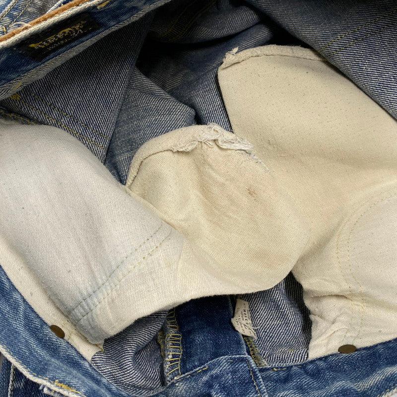 【現状渡し品】【メンズ】 LEE リー サイド黒タグ 刻印7 セミオート TALON ZIP USA製 DENIM PANTS タロンジップ デニム パンツ ボトムス 157-260424-kh-05-izu サイズ：34 カラー：インディゴ 万代Net店