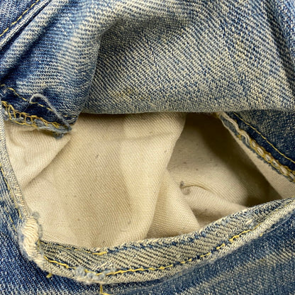 【現状渡し品】【メンズ】 LEE リー サイド黒タグ 刻印7 セミオート TALON ZIP USA製 DENIM PANTS タロンジップ デニム パンツ ボトムス 157-260424-kh-05-izu サイズ：34 カラー：インディゴ 万代Net店