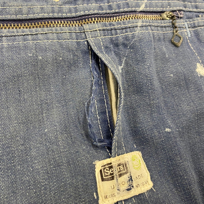 【現状渡し品】【メンズ】 SEARS シアーズ SCOVIL ZIP OVER ALL スコービルジップ オーバーオール 157-260405-kh-03-izu カラー：インディゴ 万代Net店