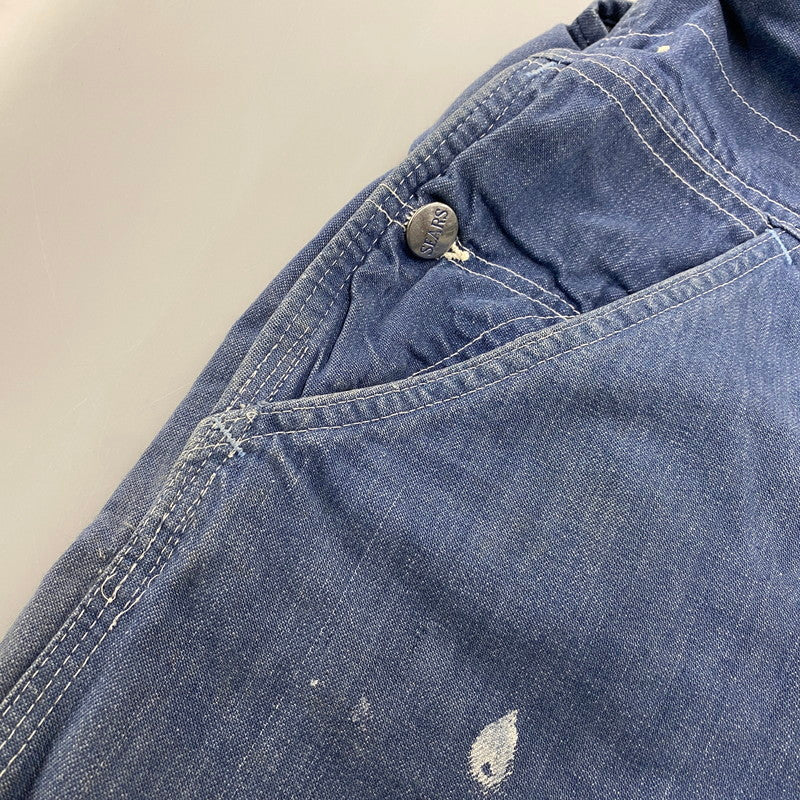 【現状渡し品】【メンズ】 SEARS シアーズ SCOVIL ZIP OVER ALL スコービルジップ オーバーオール 157-260405-kh-03-izu カラー：インディゴ 万代Net店