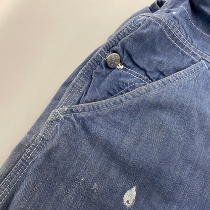 【現状渡し品】【メンズ】 SEARS シアーズ SCOVIL ZIP OVER ALL スコービルジップ オーバーオール 157-260405-kh-03-izu カラー：インディゴ 万代Net店