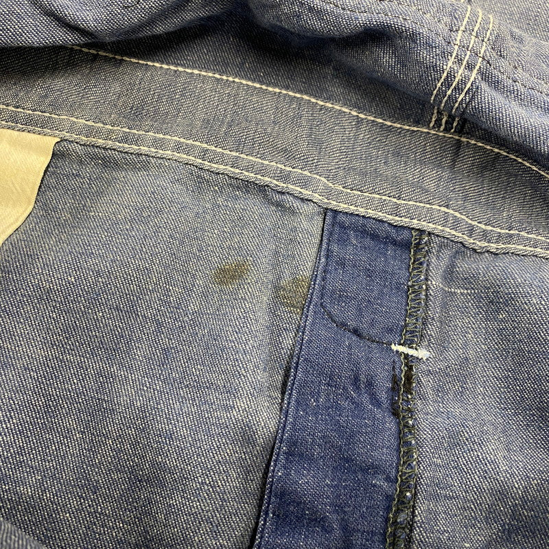 【現状渡し品】【メンズ】 SEARS シアーズ SCOVIL ZIP OVER ALL スコービルジップ オーバーオール 157-260405-kh-03-izu カラー：インディゴ 万代Net店