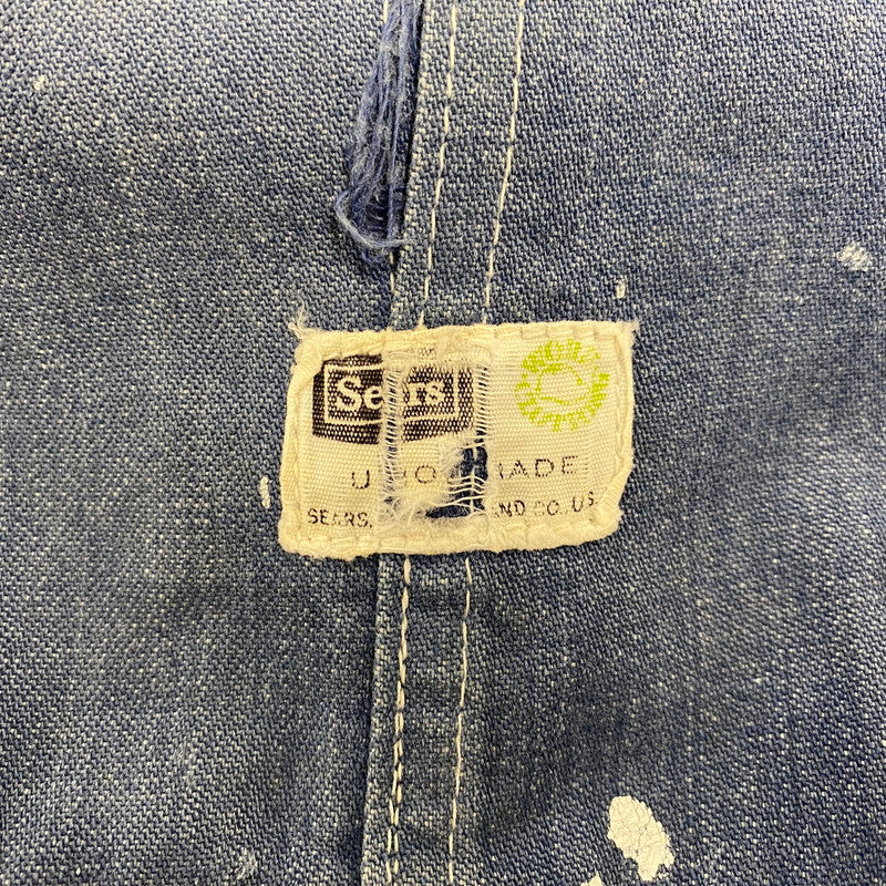 【現状渡し品】【メンズ】 SEARS シアーズ SCOVIL ZIP OVER ALL スコービルジップ オーバーオール 157-260405-kh-03-izu カラー：インディゴ 万代Net店