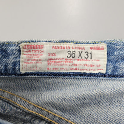【中古品】【メンズ】 YAMANE ヤマネ DENIM SHORTS LOT 1926 デニムショーツ 金太郎×鯉×山 ショートパンツ ボトムス 156-260405-as-13-izu サイズ：36×31 カラー：ライトブルー 万代Net店
