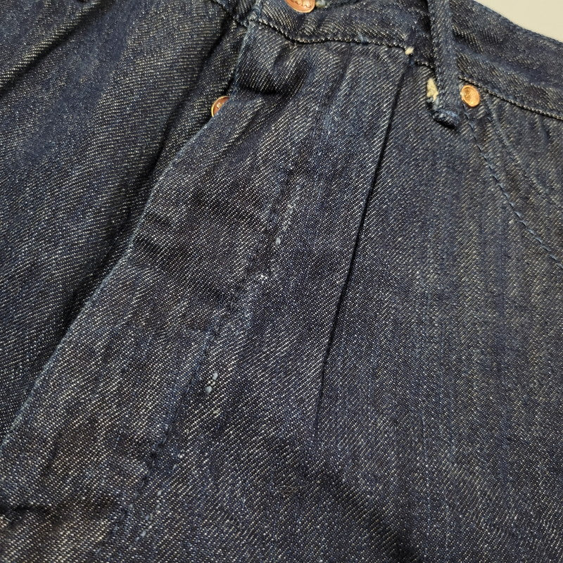 【中古品】【メンズ】 YAMANE ヤマネ シンチバック ピカソ DENIM PANTS デニムパンツ 156-260405-kh-08-izu サイズ：36×36 カラー：インディゴ 万代Net店