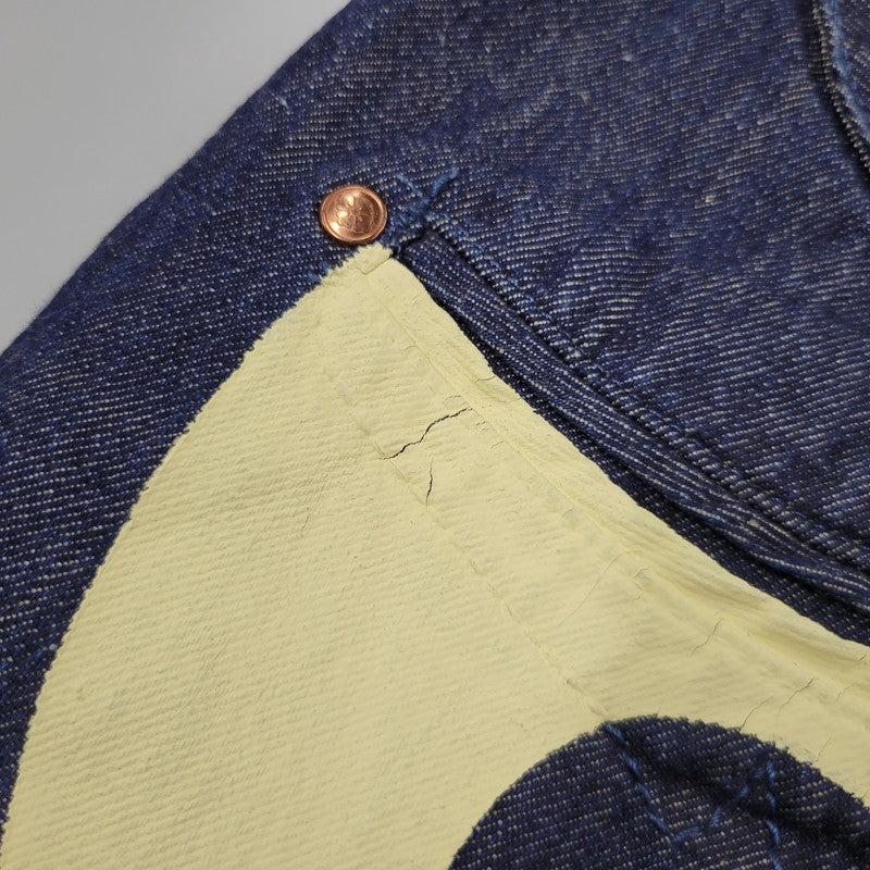 【中古品】【メンズ】 YAMANE ヤマネ シンチバック ピカソ DENIM PANTS デニムパンツ 156-260405-kh-08-izu サイズ：36×36 カラー：インディゴ 万代Net店