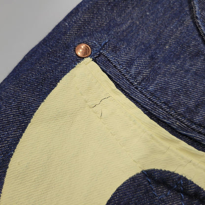 【中古品】【メンズ】 YAMANE ヤマネ シンチバック ピカソ DENIM PANTS デニムパンツ 156-260405-kh-08-izu サイズ：36×36 カラー：インディゴ 万代Net店