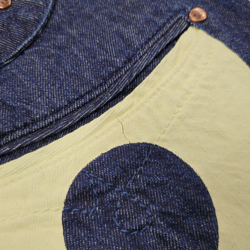 【中古品】【メンズ】 YAMANE ヤマネ シンチバック ピカソ DENIM PANTS デニムパンツ 156-260405-kh-08-izu サイズ：36×36 カラー：インディゴ 万代Net店